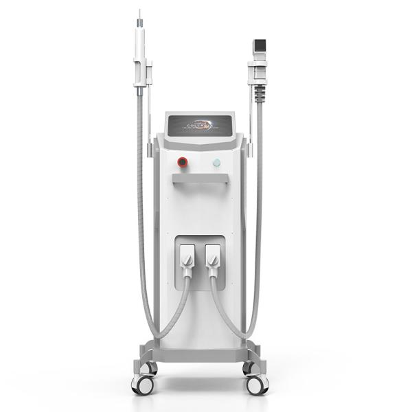 AS42 2 In 1 Diode Ice + Pico Second Laser Machine Q-Switched Nd yag For Hair And Tattoo Removal In Salons