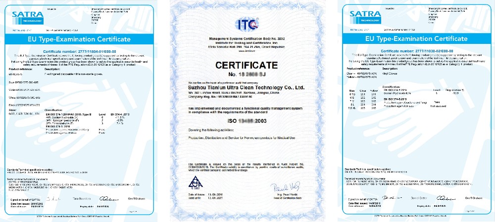 Длины перчаток 210mm безопасности PPE хлопка размер материальной ориентированный на заказчика