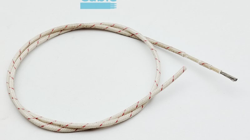 High Temperature 500°C Cable – Pure Nickel Conductor, Fiberglass Braiding, 450/750V Heat Resistant Cable 0.2mm²