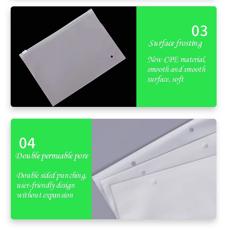Frosted Zipper Packaging Bags Plastic Self Sealing Bags Clothing Zipper Bags