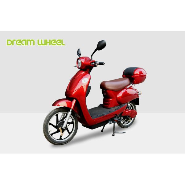 32km/H Electric Pedal Moped Scooter With 18 Inch 48V 250W Motor