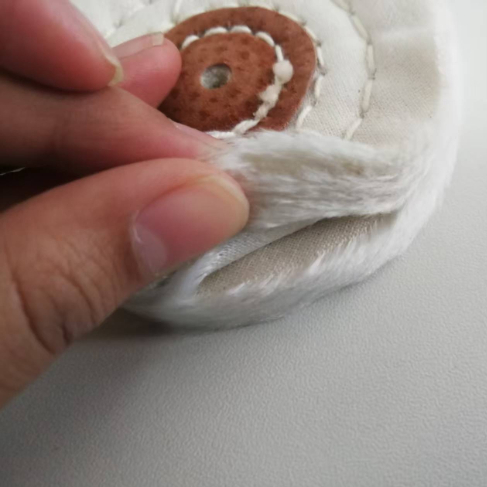 Cloth-based 4inch*50layer Cotton Buffing Wheel for Polishing Jewelry and Mirror Finishes