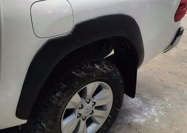 Arcos de roda de estilo OE Flares de pára-choques Para Toyota New Hilux Revo 2015 2016