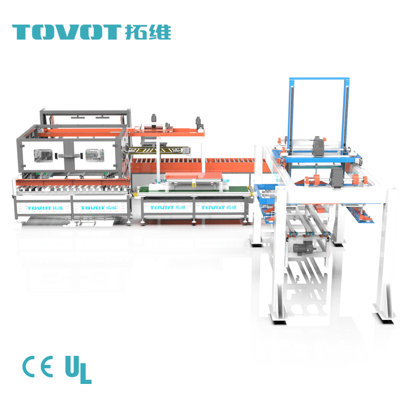 8–12Boxes/Min Automated Packing Machine Labor Saving For Flooring Production