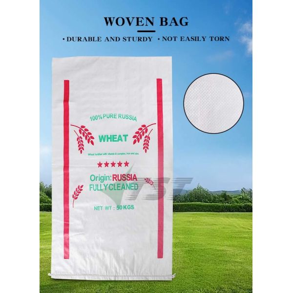 Hot Cut Or Hemmed PP Woven Sacks & Raffia Bags For Sand Coal And Cement Packaging