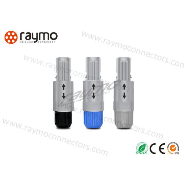 Professional Circular Plastic Connectors PPS PEEK Insulator Long Service Life