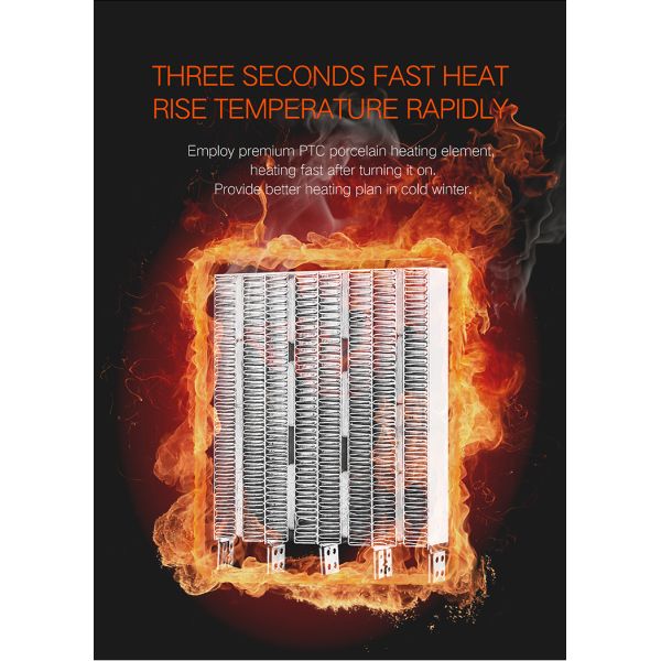 17x12.5x19.5cm Промышленный мини-PTC керамический электрический вентилятор воздушного нагревателя для экономии энергии