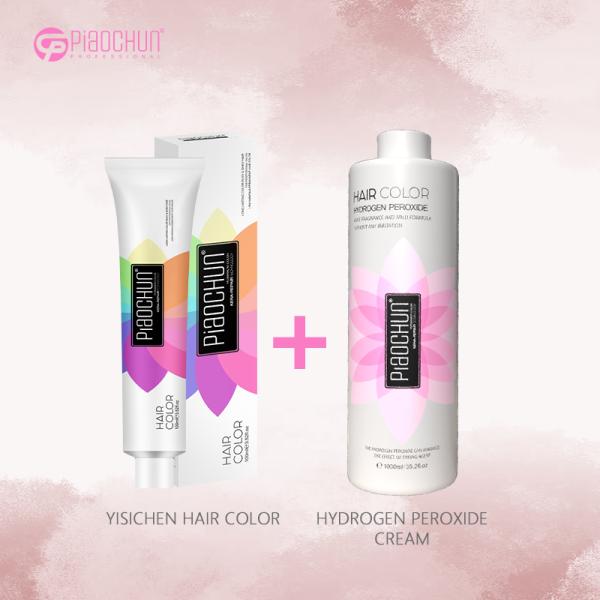 PIAOCHUN Hair Color Dye Professional Grade Cream, 8 Level Color, Damage-Free Styling for Salons