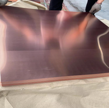 Polished Metal Copper Plate Purple Red Pure C10100 C36000 3mm Thick 99.9%