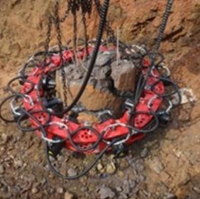 600-2500mm Diameter Concrete Pile Breaker With Crane Or Excavator