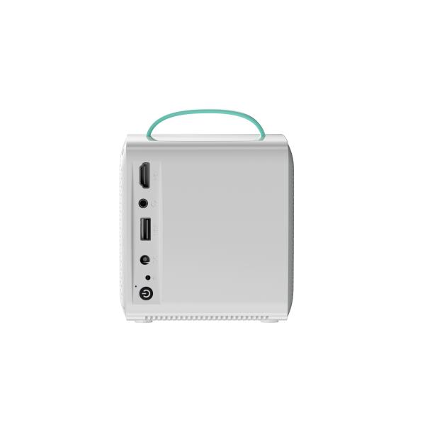 Q2 720P Cube Portable Projector Unique Children Multimedia Wired Display Portable Video Projector