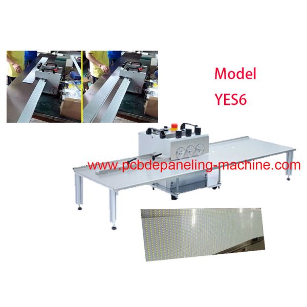Six Blades LED Tube PCB Separator machine With 1.2m Platform Table