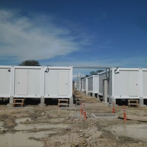 EN1090 Flat Pack Storage Container Explosionproof  Portable Container House Anti Rust