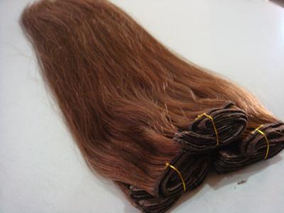 Blonde Textured Human Hair Extensions Straight Natural Texture Hair Extensions