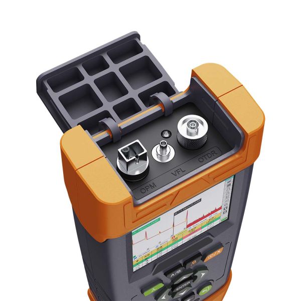 QX55-S 1310/1550 nm mini OTDR fiber host 32/30dB power meter light source multi-function fiber optic tester