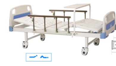 Semi-Fowler Medical Hospital Bed Hospital Furniture For ICU