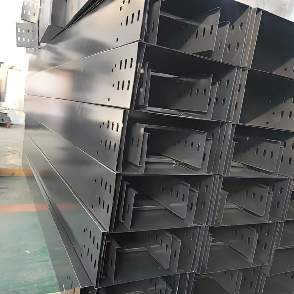 Wall Mount Steel Slotted Cable Support Tray With Height Customization And Steel Material