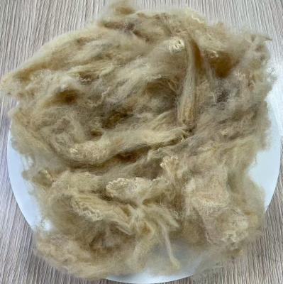 6D Recycled Polyester Staple Fiber 51mm Beige High Tenacity