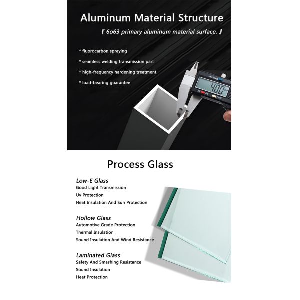 Outdoor Backyard Greenhouse Large Prefabricated Greenhouse Structures Customized Size Aluminium Glass Green House Thermal insulation