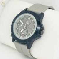 Reloj de Cuarzo Deportivo Cinturón de Silicona Con Capa De Aleación De Fechas Reloj De Muñeca Regalo