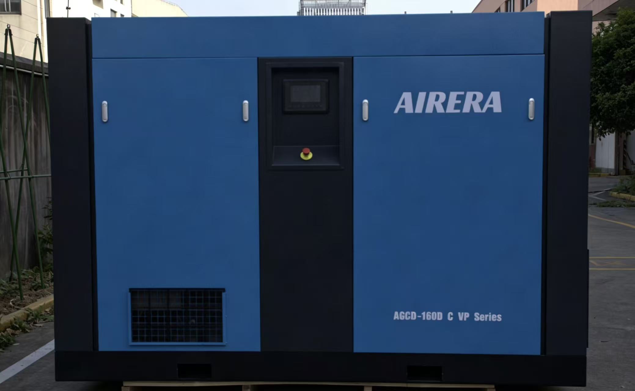 160KW VSD 0.8~1.3MPa oil inject screw compressor