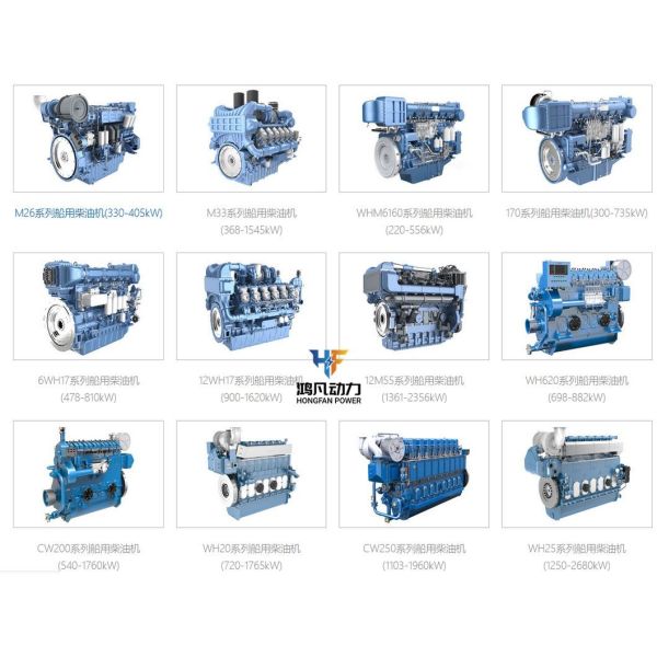 6 Cylinders Weichai Wp13 Series 550HP Wp13c550-C21 Boat Engine for Marine