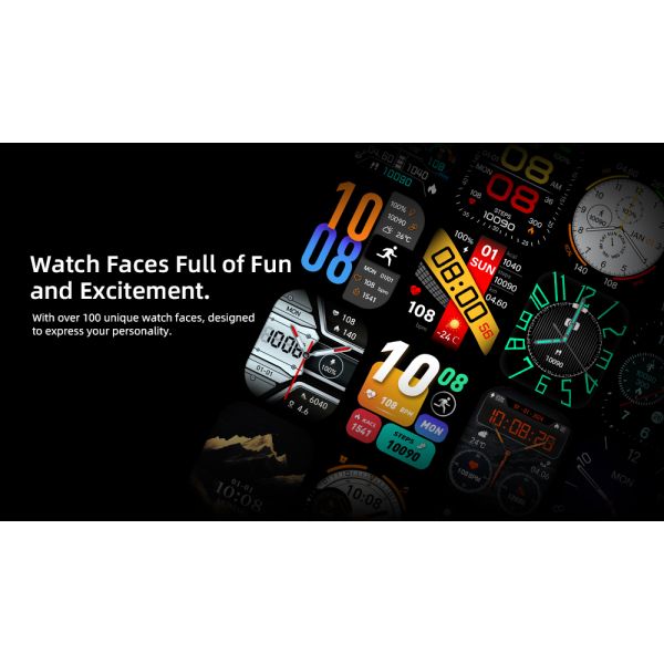 KW295 Smart Watch with Bluetooth Calling 100+ Sports Modes