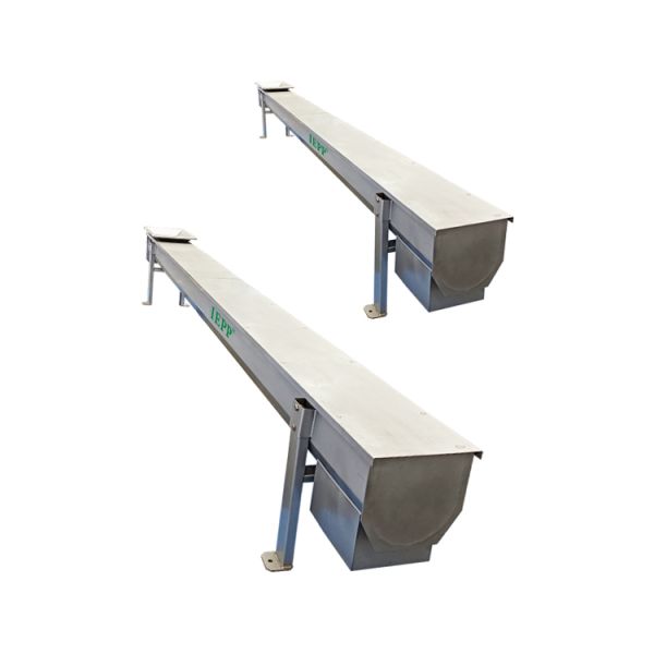 SS304 WWTP Industrial Spiral Machine Mud Cake Transfer Horizontal Shaftless Screw Sludge Conveyor Unit Pump Motor PLC-for Farms