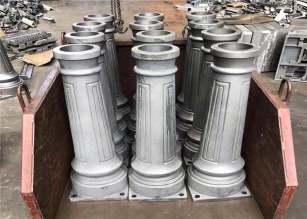 Ht150-250 Grade Cast Gray Iron Bollard Resin Sand Castings Iso Approved