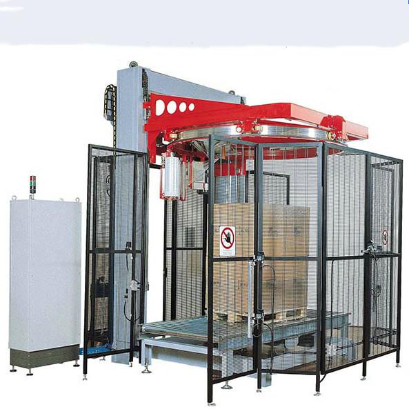 China high strength professional automatic stretch pallet wrapping system