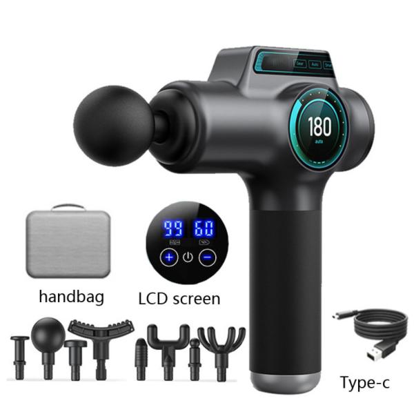 Percussion Fascia Massager Gun Electric Vibrating Body Deep Tissue Muscle Massage Gun