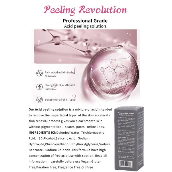 25% Skin Peeling Solution Peeling Revolution Skin Exfoliating Serum