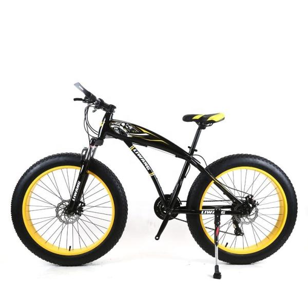 Mountain Fat Tyre Bicycle for Men Load Capacity 200kg Black Red/Black Blue/Black Yellow Customized Bisiklet OEM Bicicleta