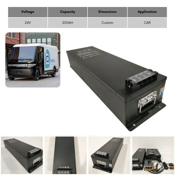 5120 Wh Baterías de litio para automóviles eléctricos 24V200ah Batería para camiones eléctricos