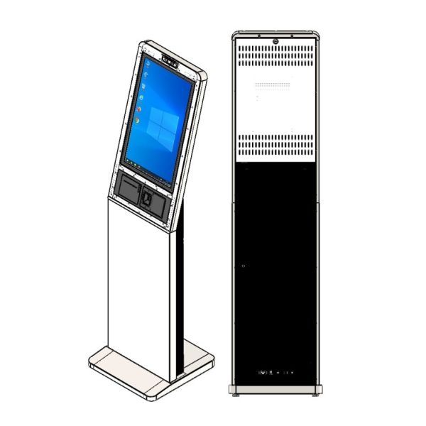 23.6 inch Windows Automated Queue Management System Hospital Triage And Queuing Kiosk for Bank/hospital