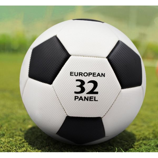 Custom Logo PVC Machine Sewn Training Soccer Ball Size 5 Official Football with Design