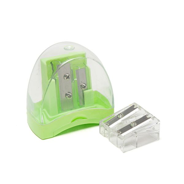 Silk Printing Fish Pencil Sharpener Trasperant Lid