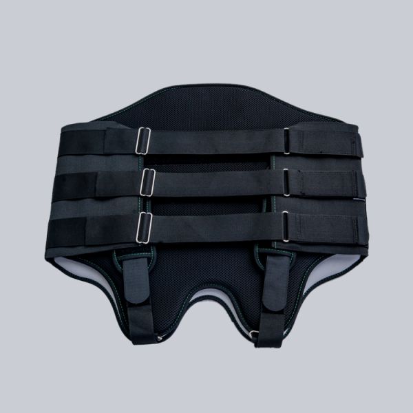 Hot Sale Black Breathable Adjustable Lumbar Support Back Orthopedic Belts For Pain