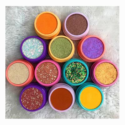 High Glitter Pigment Liquid Eyeshadow Cream OEM Single Liquid Glitter Eyeshadow
