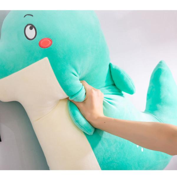 Colorful Dolphin Stuffed Animal Cotton Material 45 - 65CM 500 - 1100G