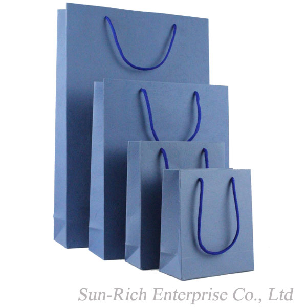 Wholesale Purple color paper Shopping bag gift box for sale