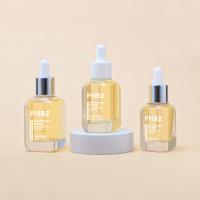 Bouteilles à goutte à goutte de sérum en verre carré de 10 ml, 20 ml, 30 ml et 40 ml avec pipette