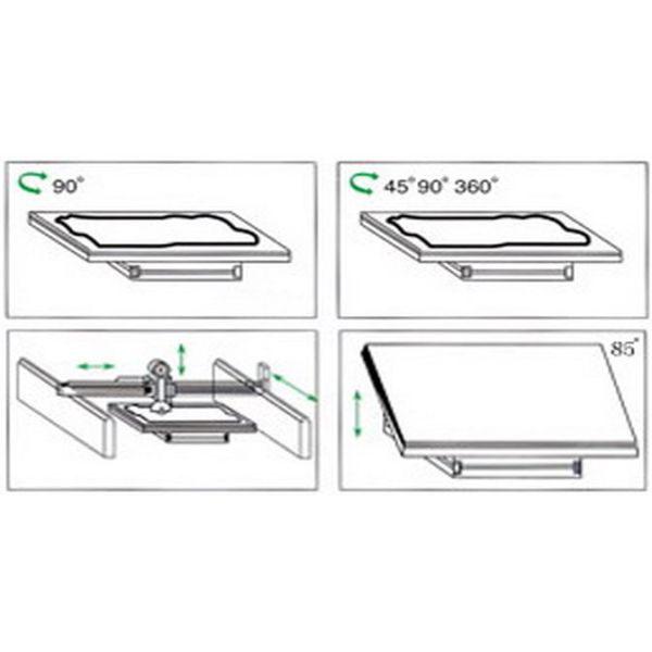 Infrared Bridge Cutting Saw Rotate 360° Stone Cutting Machine For Marble And Granite
