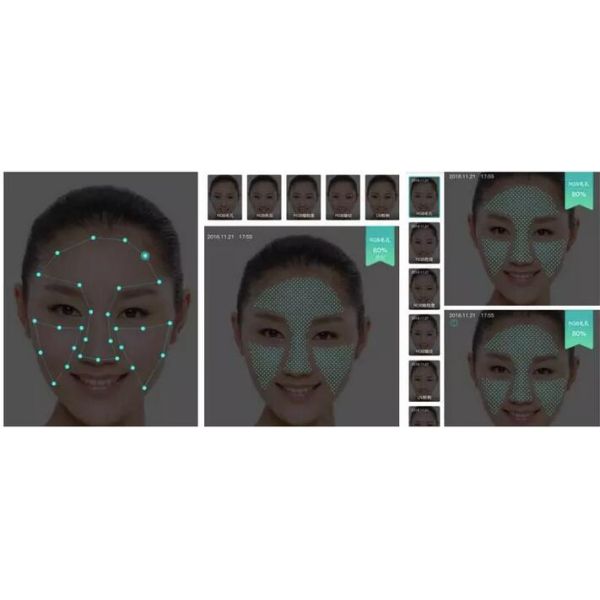 Magic Mirror Facial Skin Analyzer Machine / Skin Diagnostic Device With Pad