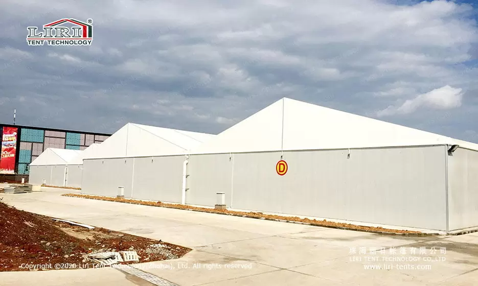 Quick Assembly Disassembly Emergency Medical Tents With Aluminium Structure PVC Fabric Covers