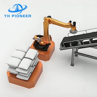 Máquina automática de cortar sacos de aço inoxidável para soluções de desembalagem