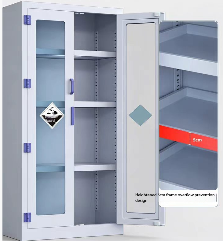 Anti Corrosive PP Storage Cabinet Double Acid Base Storage Cabinet