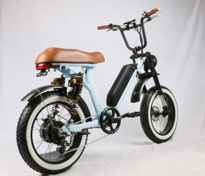 48V 500W 2022 Electric Fat Tire Bike, new design, fat tire, powerful 8 fun motor, both suspension