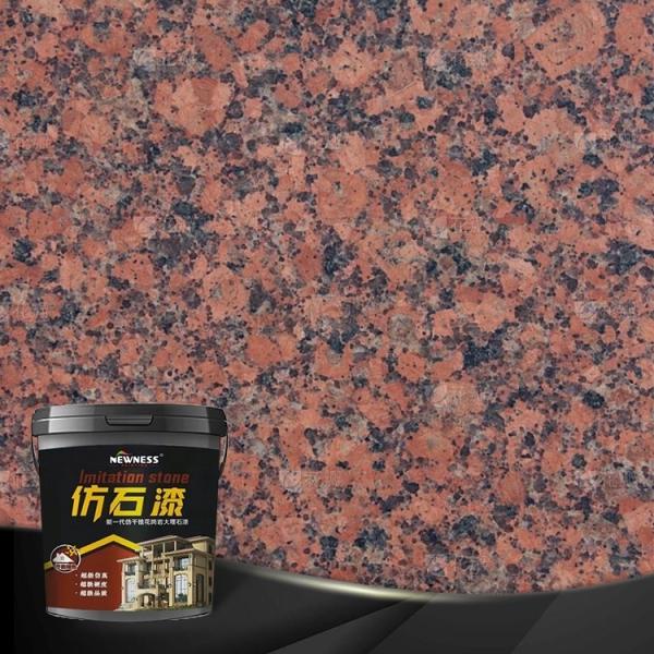 O revestimento de paredes exteriores com efeito de pintura de pedra falsa aumenta o valor do edifício