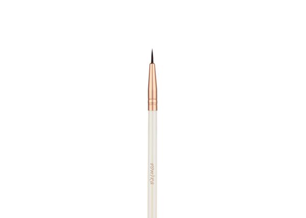 Vonira Beauty Dual Eyeliner Mascara Maquiagem escova dupla com borracha de alumínio Ferrule de bétula de madeira